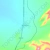 Mapa topográfico Agua Nueva, altitud, relieve