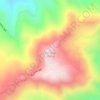 Mapa topográfico Kitt Peak, altitud, relieve