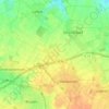 Mapa topográfico Pütt, altitud, relieve