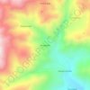 Mapa topográfico Paragueda, altitud, relieve