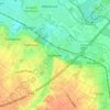 Mapa topográfico Dremmen, altitud, relieve