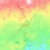 Mapa topográfico Tacámbaro de Codallos, altitud, relieve