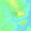 Mapa topográfico Karyari, altitud, relieve