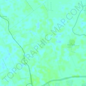 Mapa topográfico Río Sabanilla, altitud, relieve