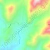 Mapa topográfico Lerma, altitud, relieve