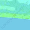 Mapa topográfico El Conacaste, altitud, relieve