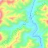 Mapa topográfico Selocha, altitud, relieve