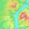 Mapa topográfico Lehmbach, altitud, relieve