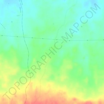 Mapa topográfico GARRAPATERO, altitud, relieve