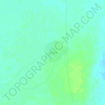 Mapa topográfico Ouelle, altitud, relieve
