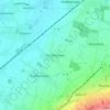 Mapa topográfico Kirchhorsten, altitud, relieve