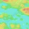 Mapa topográfico Wolseley Bay, altitud, relieve