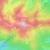Mapa topográfico Risserkogel, altitud, relieve
