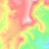 Mapa topográfico Provincia de Parinacochas, altitud, relieve