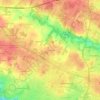 Mapa topográfico La Rousselière, altitud, relieve