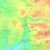 Mapa topográfico Brünnau, altitud, relieve