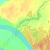 Mapa topográfico Сергеево, altitud, relieve