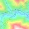 Mapa topográfico Pailón del diablo, altitud, relieve