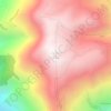 Mapa topográfico Chonta, altitud, relieve