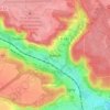 Mapa topográfico Bièvres, altitud, relieve