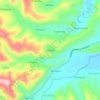 Mapa topográfico Ixcuicuila, altitud, relieve