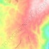 Mapa topográfico Alto Yupehue, altitud, relieve