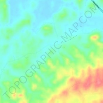 Mapa topográfico EL NEQUE, altitud, relieve