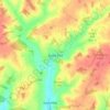 Mapa topográfico Dane End, altitud, relieve