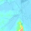 Mapa topográfico Kampung Pengkalan Ranggon, altitud, relieve
