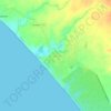 Mapa topográfico Engabao, altitud, relieve