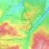 Mapa topográfico Kommern-Süd, altitud, relieve