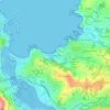 Mapa topográfico Bastiagueiro, altitud, relieve