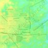 Mapa topográfico Barrio El Dorado, altitud, relieve
