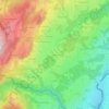 Mapa topográfico Hagspiel, altitud, relieve