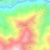 Mapa topográfico Cora Cora, altitud, relieve