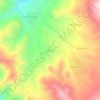 Mapa topográfico Cairoma, altitud, relieve
