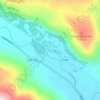 Mapa topográfico Mazama, altitud, relieve