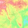 Mapa topográfico San Vicente, altitud, relieve