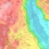 Mapa topográfico Enzelsberg, altitud, relieve