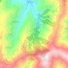 Mapa topográfico Soito da Ruiva, altitud, relieve