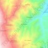 Mapa topográfico Maca Grande, altitud, relieve