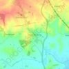 Mapa topográfico Stoke Bruerne, altitud, relieve