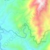 Mapa topográfico El Silencio, altitud, relieve