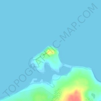 Mapa topográfico Devon Point, altitud, relieve