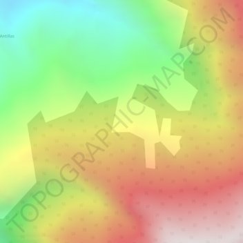 Mapa topográfico La Argenitna (2), altitud, relieve