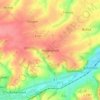 Mapa topográfico Nödenitzsch, altitud, relieve