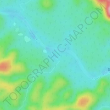 Mapa topográfico Opɨnõ, altitud, relieve