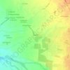Mapa topográfico El Pasillo, altitud, relieve
