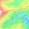 Mapa topográfico Alpe Andolla, altitud, relieve