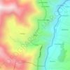 Mapa topográfico Pillate, altitud, relieve